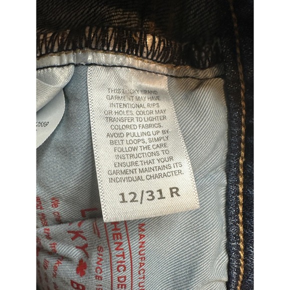 Lucky Brand Jeans Womens 4/27R Blue Sweet Mid Rise Straight Denim Pants Casual - Picture 12 of 15